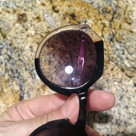 Jimmy Fairly The Hometown Sunglasses Round Gray Lenses Two Tone Frame P119-BCKL - Picture 12 of 12